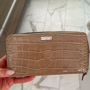 Kate Spade Spencer Croc Embossed Wallet